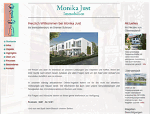 Tablet Screenshot of just-immobilien.de